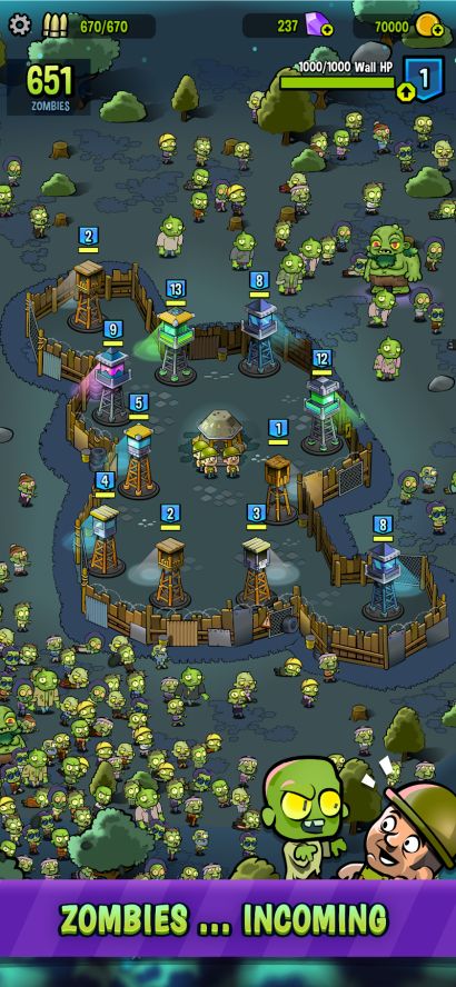 Hình ảnh Zombie Towers MOD Bất Tử