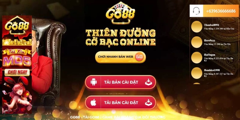 Cách tải Go88 với hai hệ điều hành