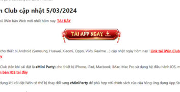 Các tính năng nổi bật của iWin Club SH