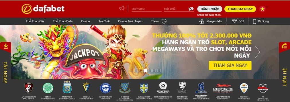 Hình ảnh Dafabet - "Thiên đường" cá cược online của các bet thủ Việt