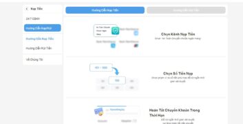 Nạp tiền rút tiền nhanh chóng và an toàn với màn hình hướng dẫn chi tiết trên 8xbetviet